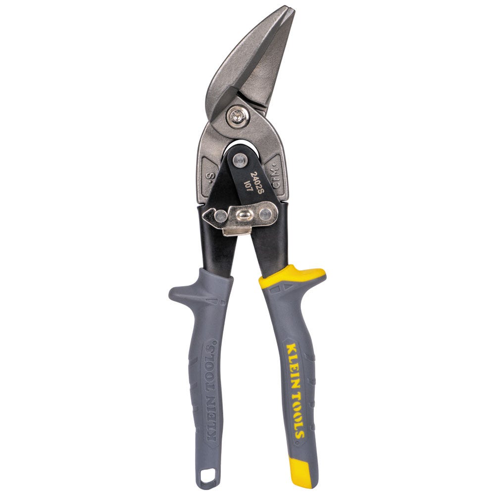 Klein Tools 2402S Offset Straight-Cutting Aviation Snips