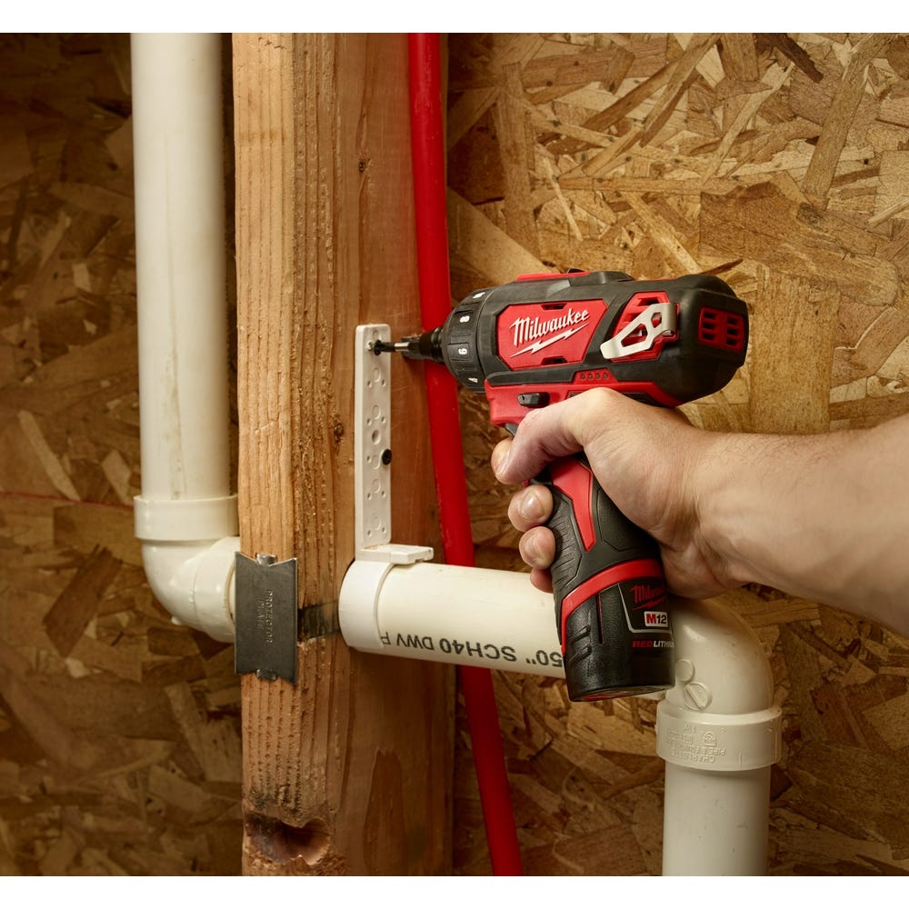 Milwaukee 2406-22 M12 1/4" Hex 2-Speed Screwdriver Kit