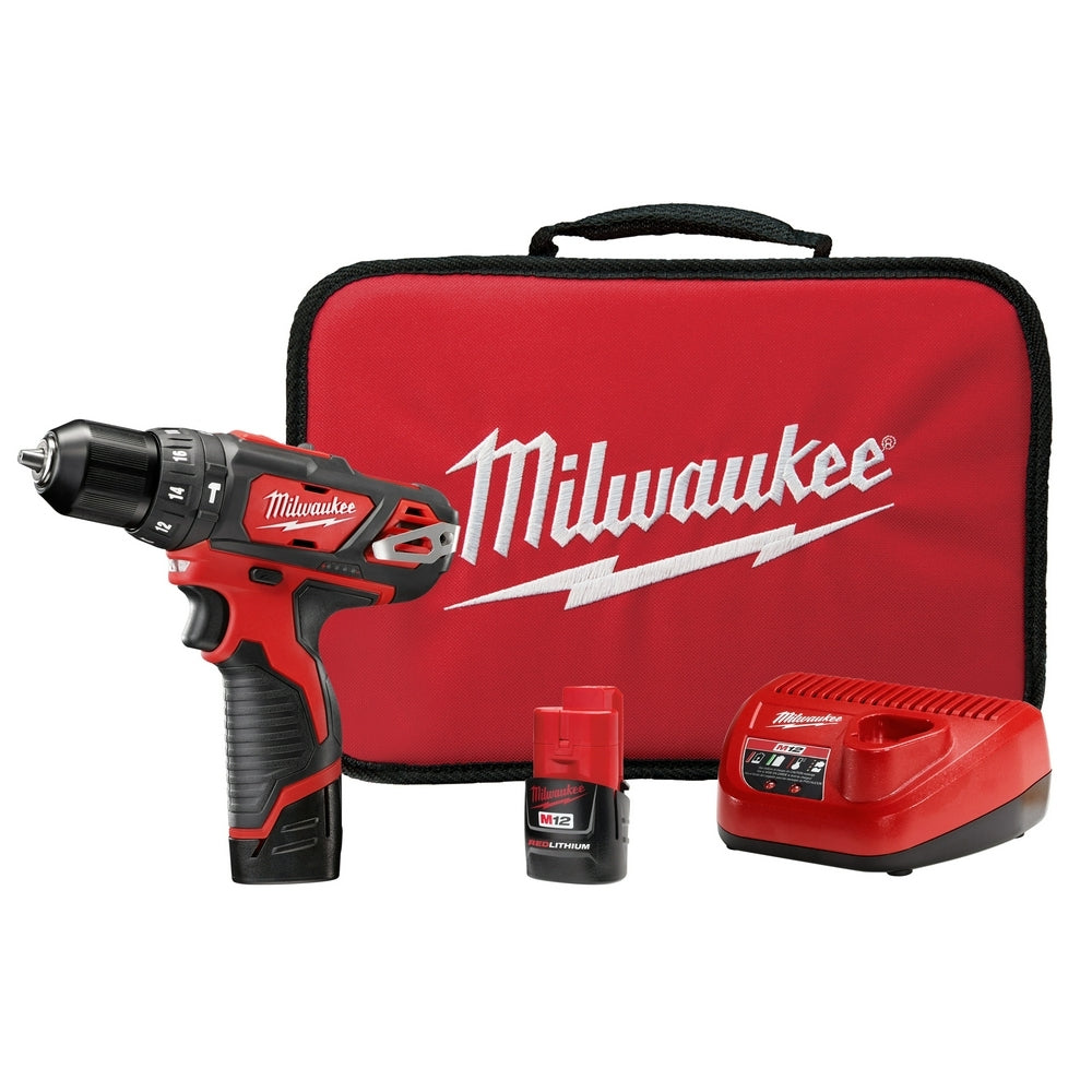 Milwaukee 2408-22 M12 Hammer Drill Kit