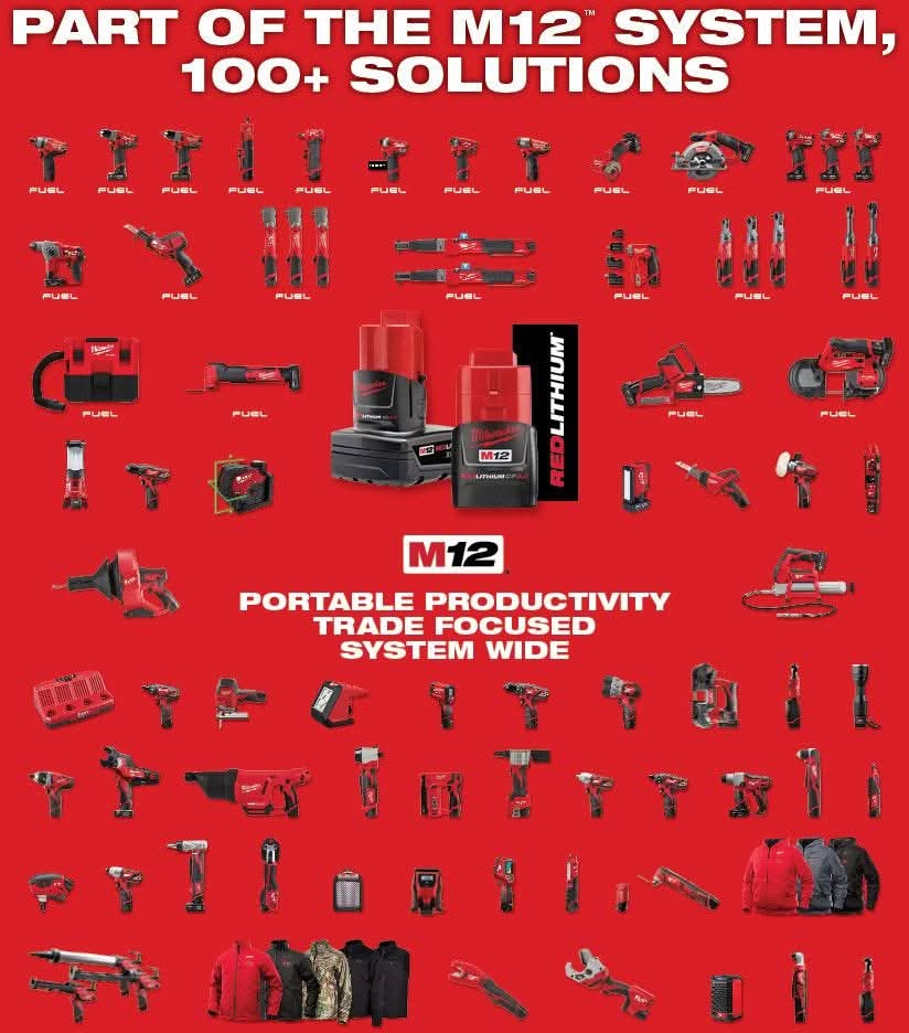 Milwaukee 2426-20 M12 Cordless Multi-Tool – Tool Nut