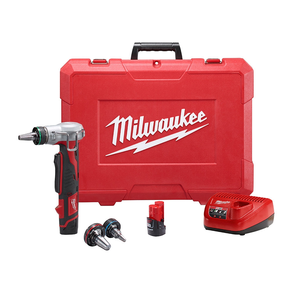 Milwaukee 2432-22 M12 Cordless ProPEX Expansion Tool Kit