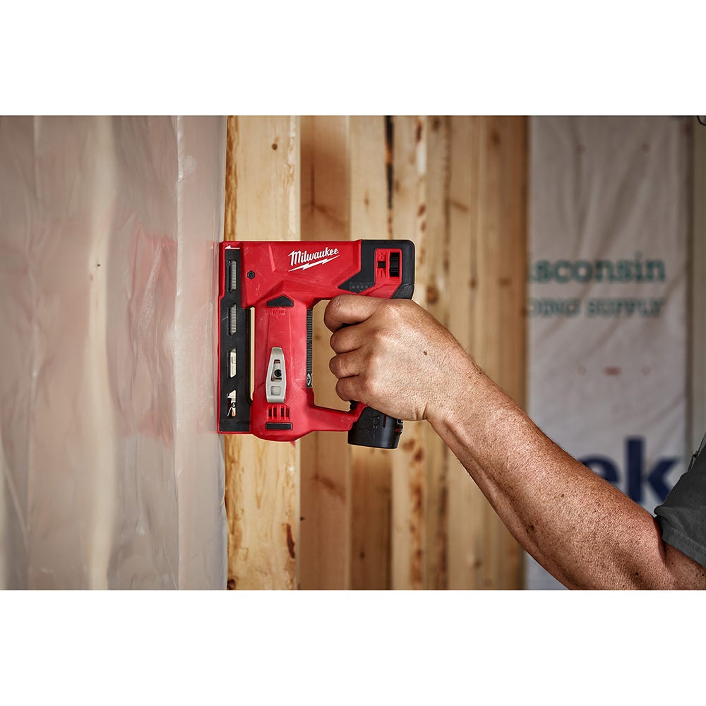 Milwaukee 2447-20 M12 3/8" Crown Stapler, Tool Only