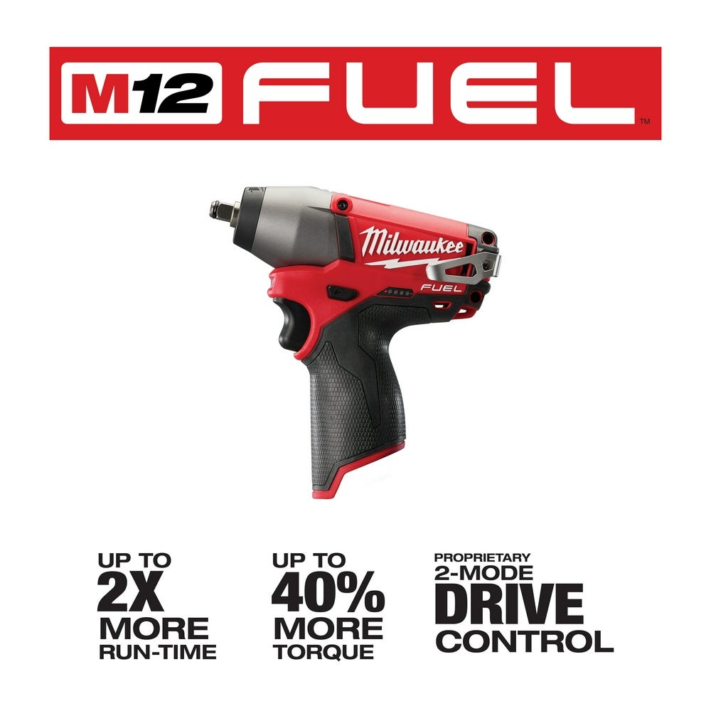 Milwaukee 2454-20 M12 FUEL 3/8" Impact Wrench