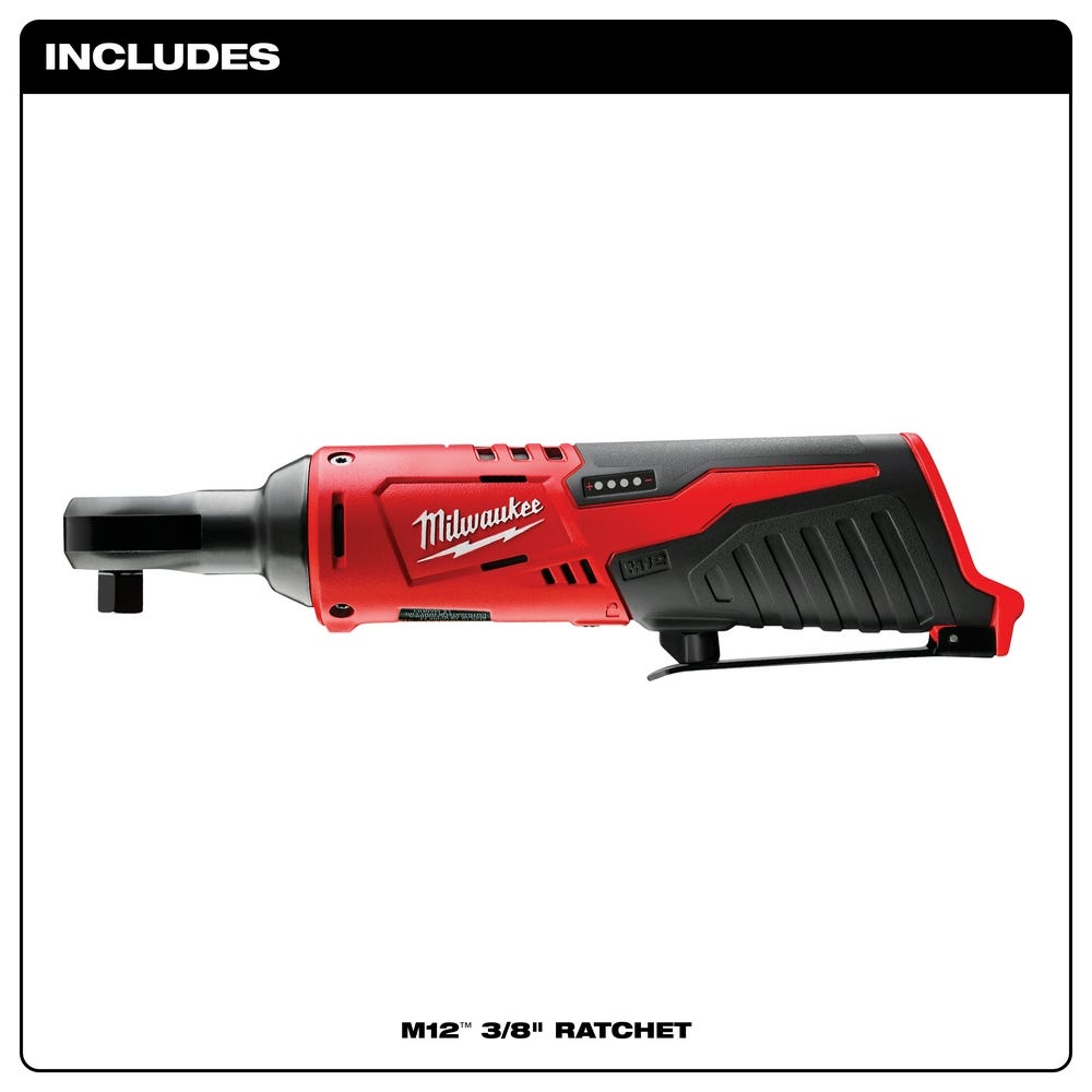 Milwaukee 2457-20 M12 Cordless 3/8" Ratchet
