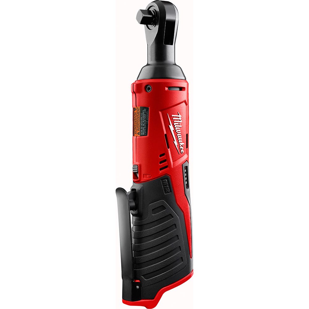 Milwaukee 2663-22RH M18/M12 3/8-in. Ratchet and 1/2-in. Impact Wrench with Friction Ring Combo Kit