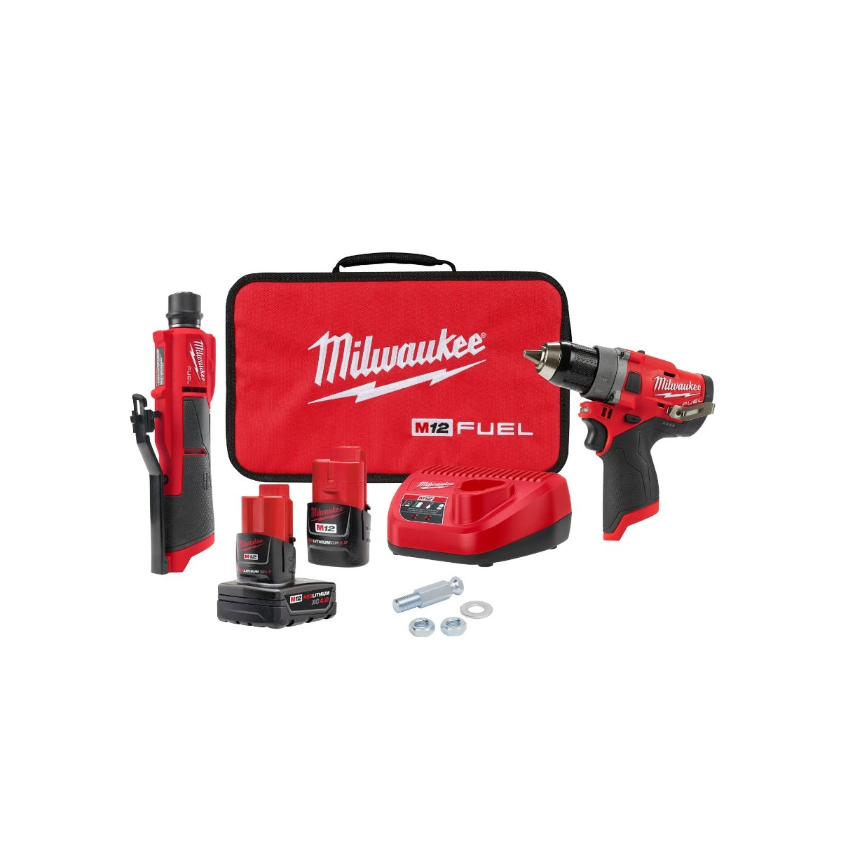 Milwaukee 2459-22 M12 FUEL Commercial Tire Flat Repair 4.0Ah Kit