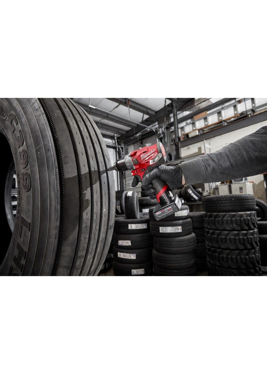 Milwaukee 2459-22 M12 FUEL Commercial Tire Flat Repair 4.0Ah Kit