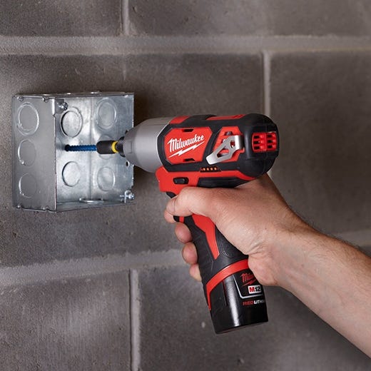 Milwaukee 2491-22 M12 Cordless Impact Driver + Recip Saw 2-Tool Combo Kit