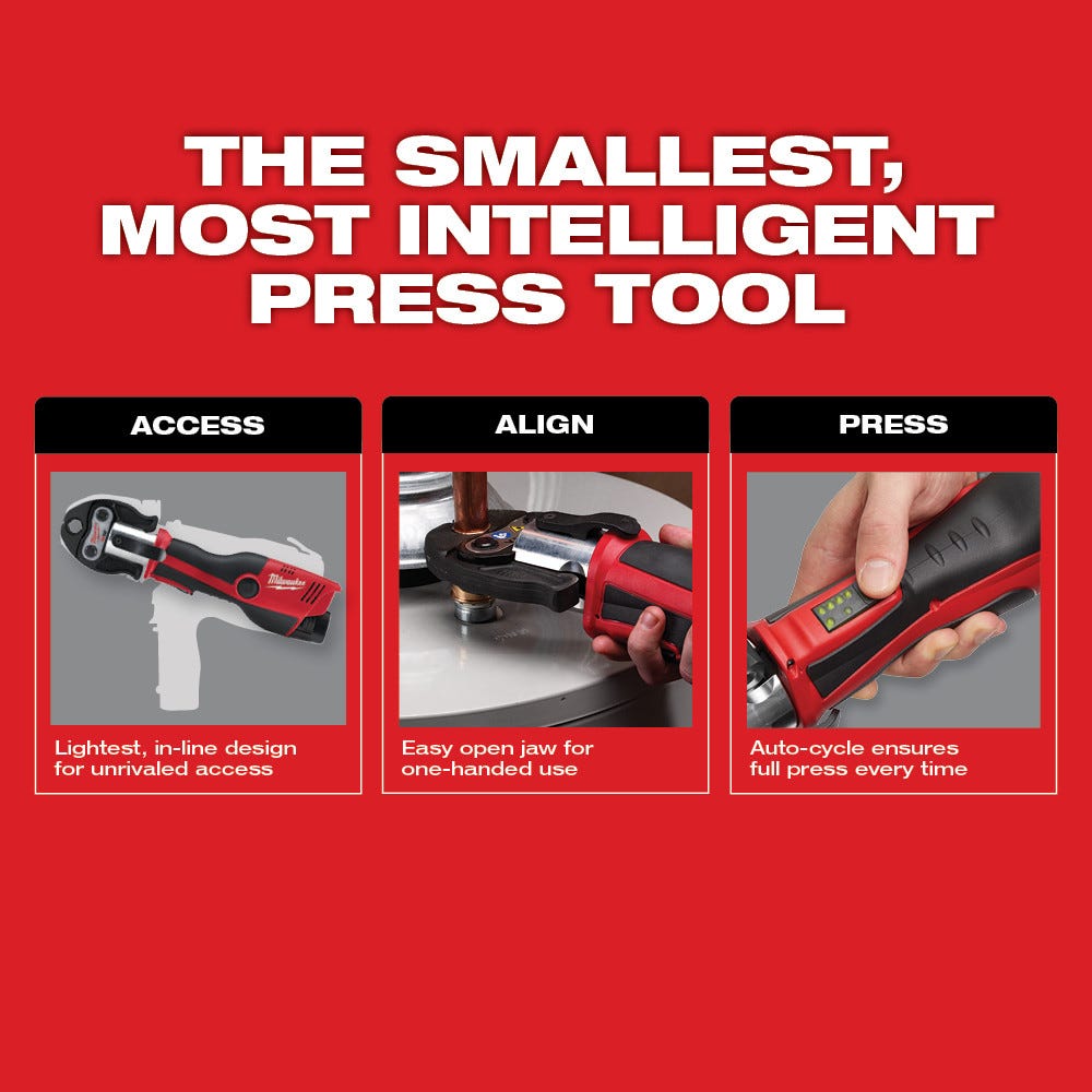 Milwaukee 2473-20 M12 FORCE LOGIC Press Tool Kit
