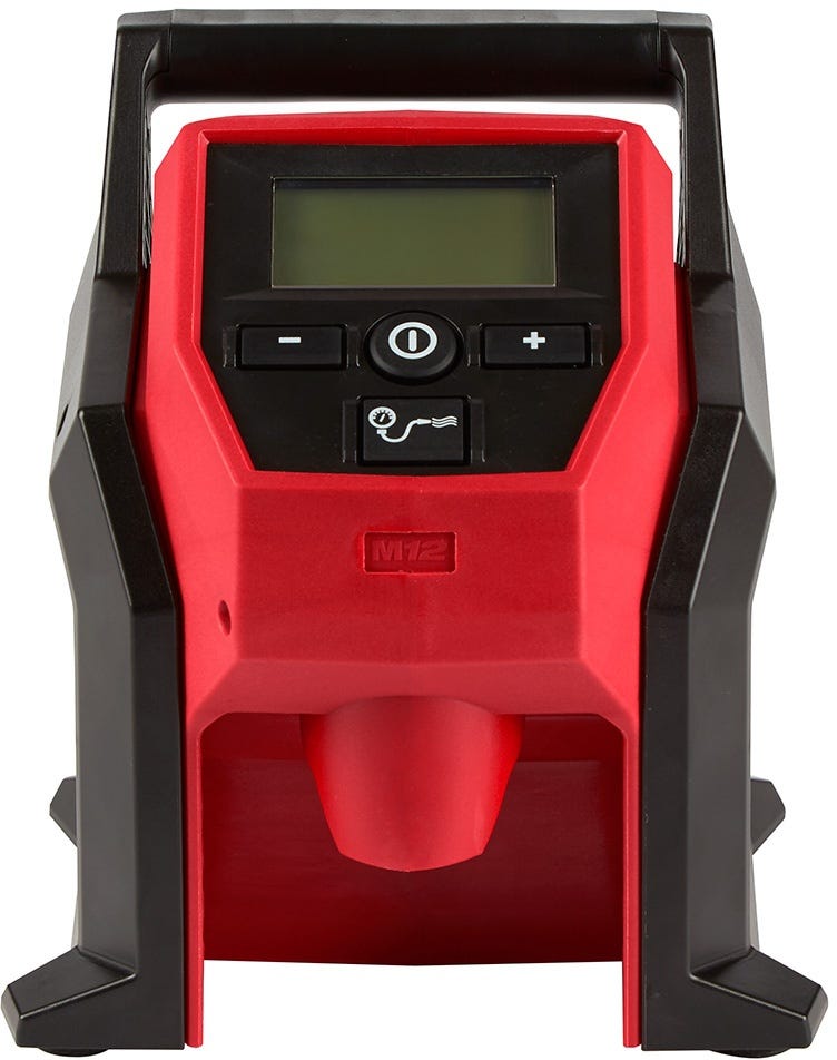 Milwaukee 2475-20 M12 Cordless Compact Tire Inflator, Tool Only