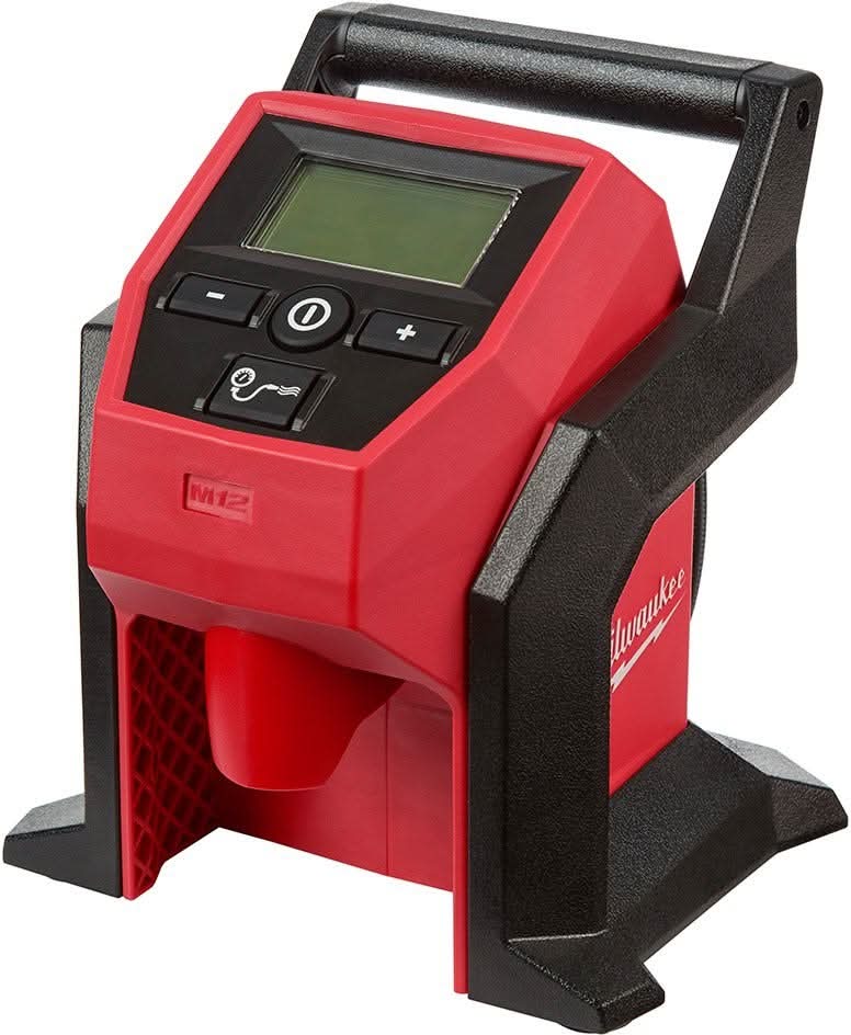 Milwaukee M12 Compact Tire Inflator with M12 XC 4.0Ah Battery and Charger Starter Kit