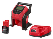 Milwaukee 2475-21CP M12 Cordless Compact Tire Inflator 2.0Ah Kit