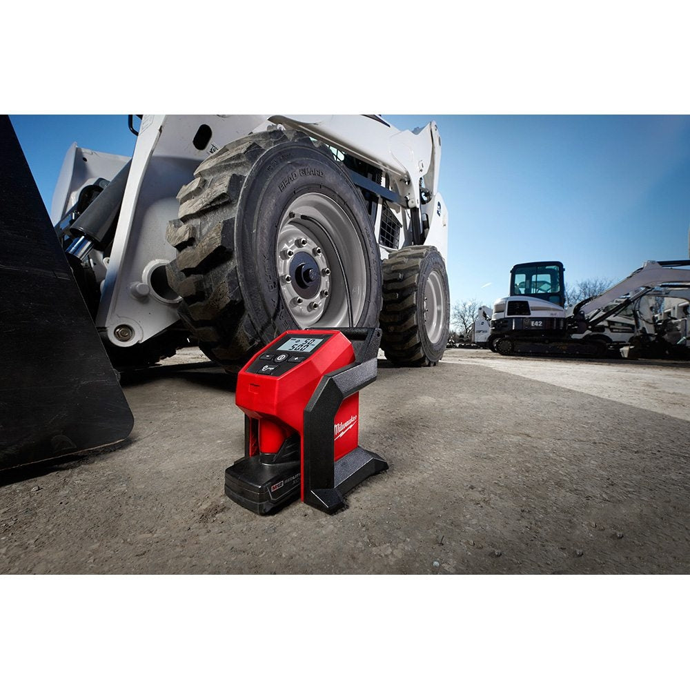 Milwaukee 2475-21XC M12 Cordless Compact Tire Inflator 4.0Ah Kit