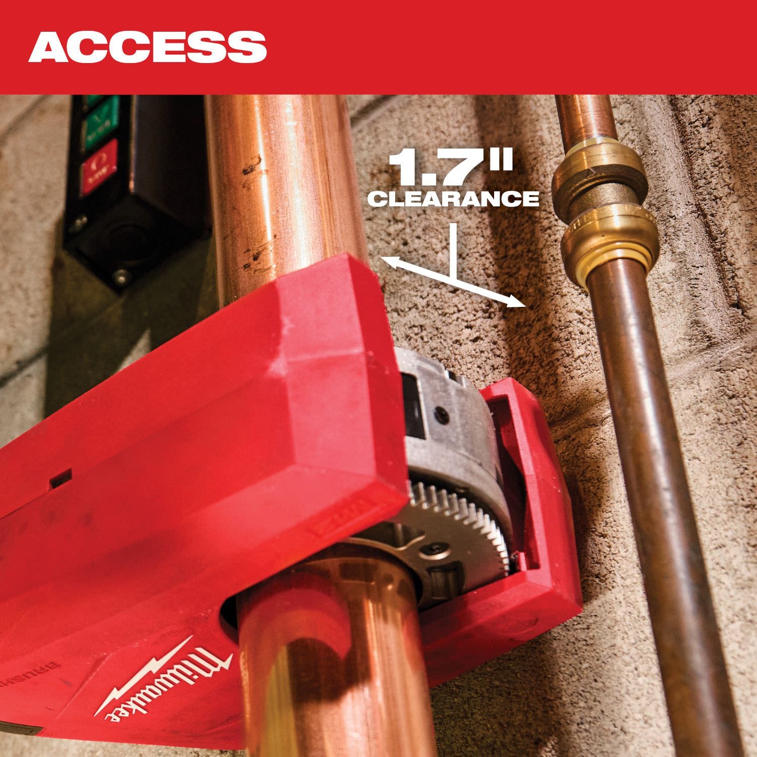 Milwaukee 2479-20 M12 Brushless 1-1/4" - 2" Copper Tubing Cutter