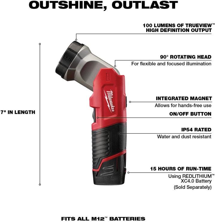 Milwaukee 2493-24 M12 Cordless 4 Tool Combo Kit