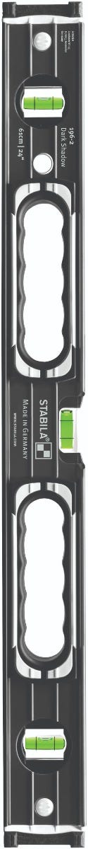 Stabila 37300 2-Piece Type 196 2-Piece Dark Shadow 24 in. / 48 in. Level Set