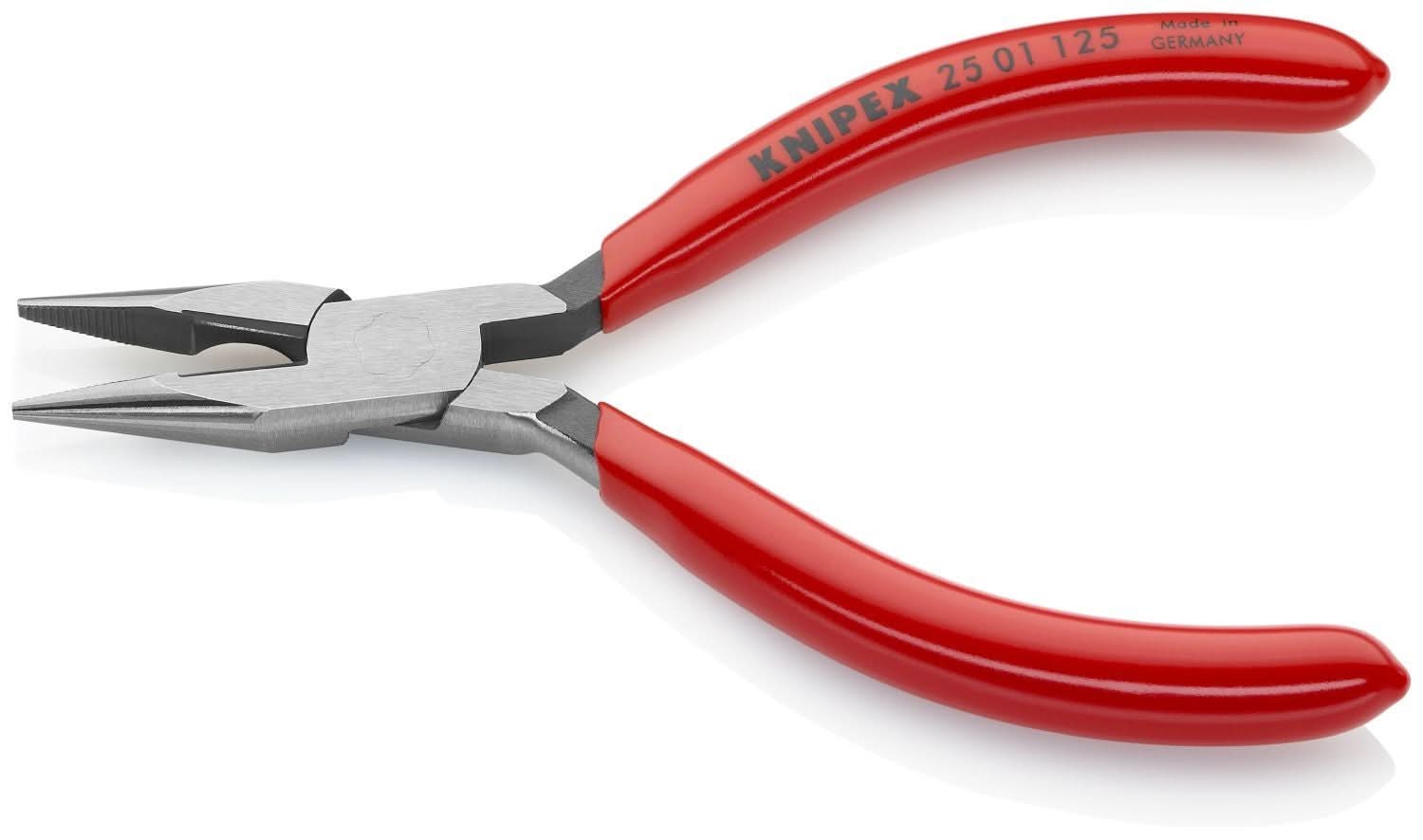 Knipex 25 01 125 Long Nose Pliers with Cutter