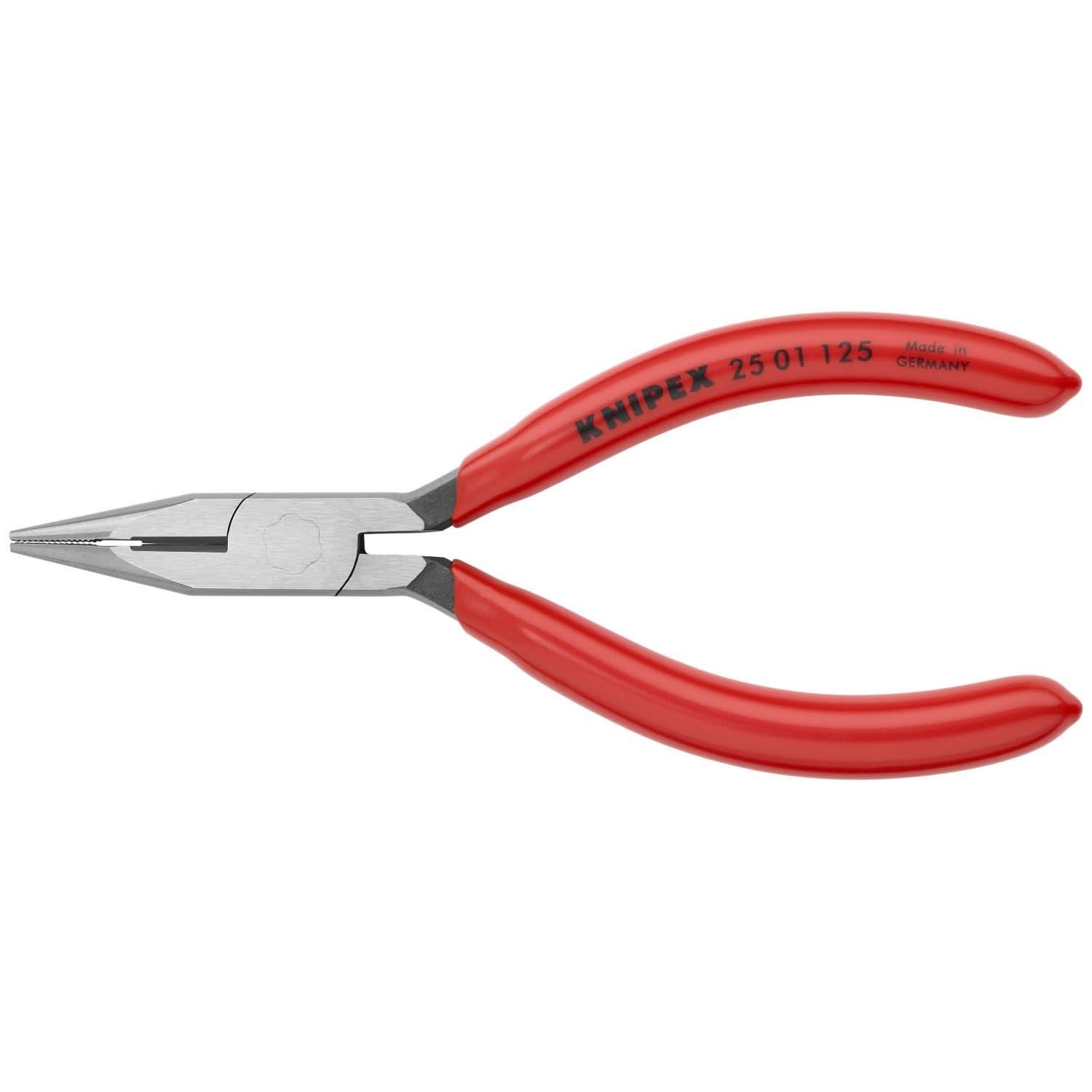 Knipex 25 01 125 Long Nose Pliers with Cutter
