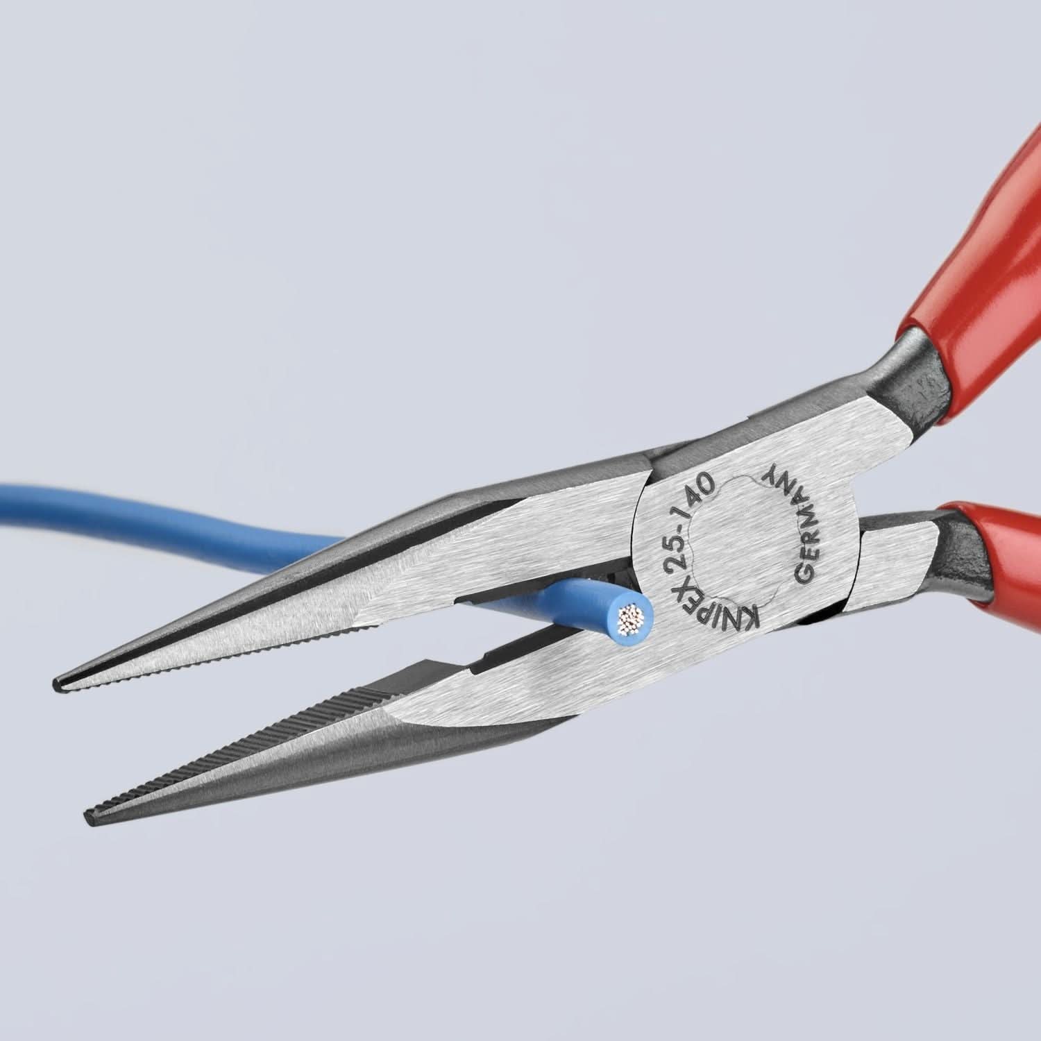 Knipex 25 01 140 Long Nose Pliers with Cutter