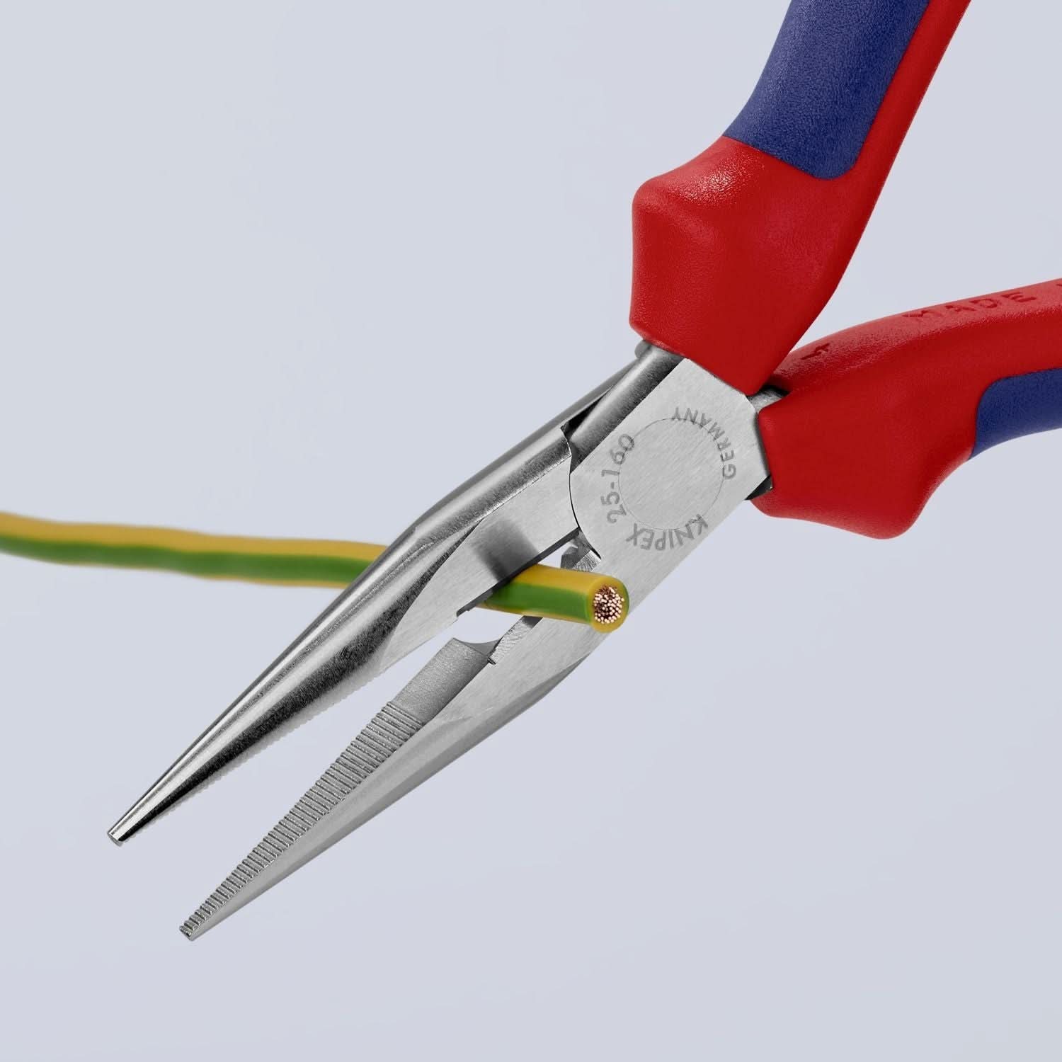 Knipex 25 05 160 Long Nose Pliers with Cutter