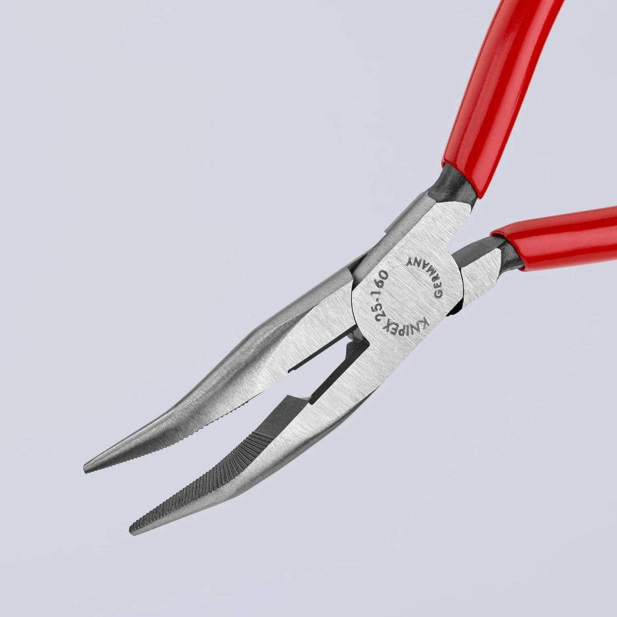 Knipex 25 21 160 Long Nose 40&deg; Angled Pliers with Cutter