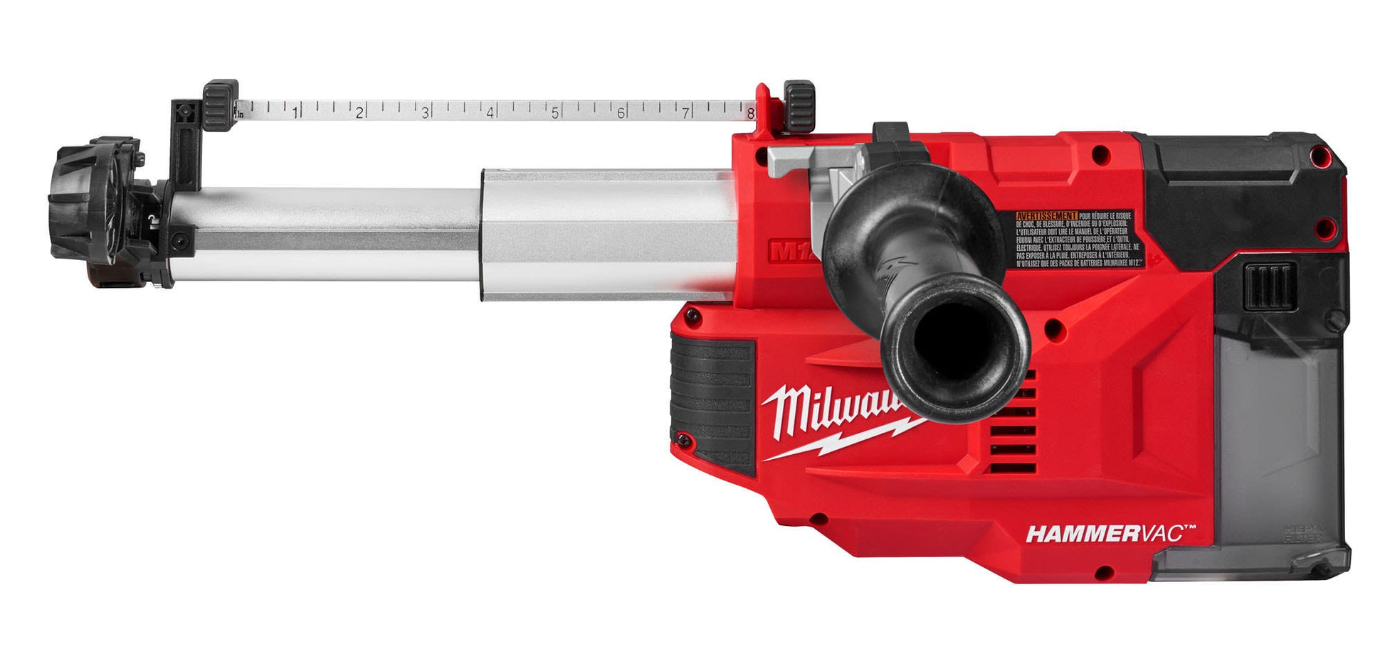 Milwaukee 2509-22 M12 HAMMERVAC Universal Dust Extractor 2.0Ah Kit