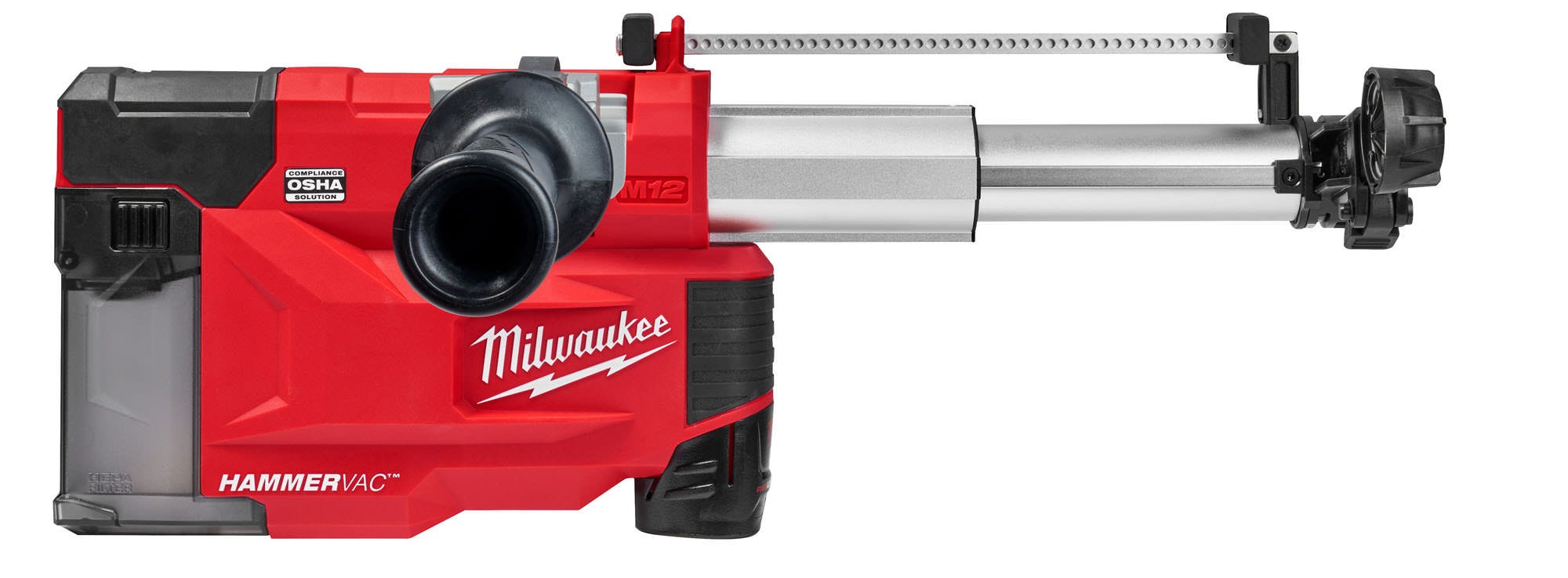 Milwaukee 2509-22 M12 HAMMERVAC Universal Dust Extractor 2.0Ah Kit