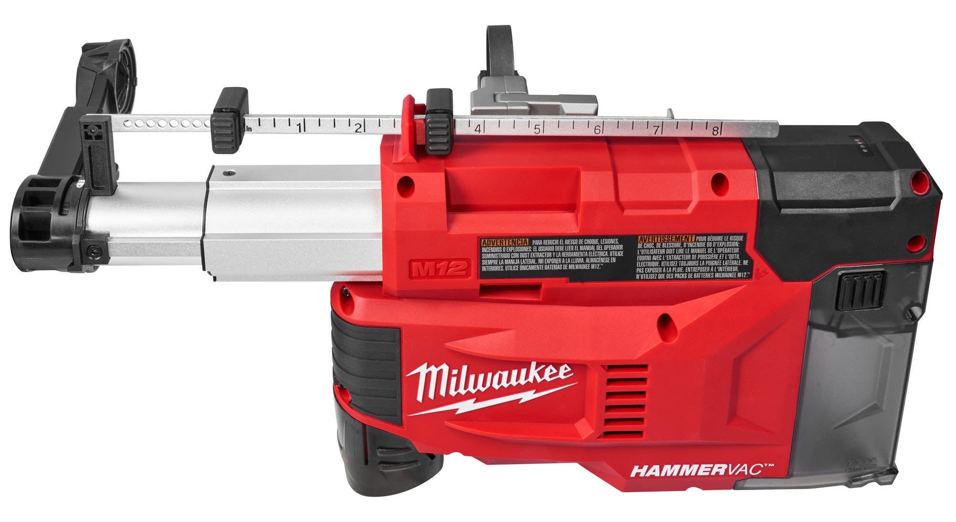 Milwaukee 2509-22 M12 HAMMERVAC Universal Dust Extractor 2.0Ah Kit