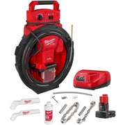 Milwaukee 2519-21 M12 FUEL High Speed Chain Snake for 1-1/4"-2" Pipes