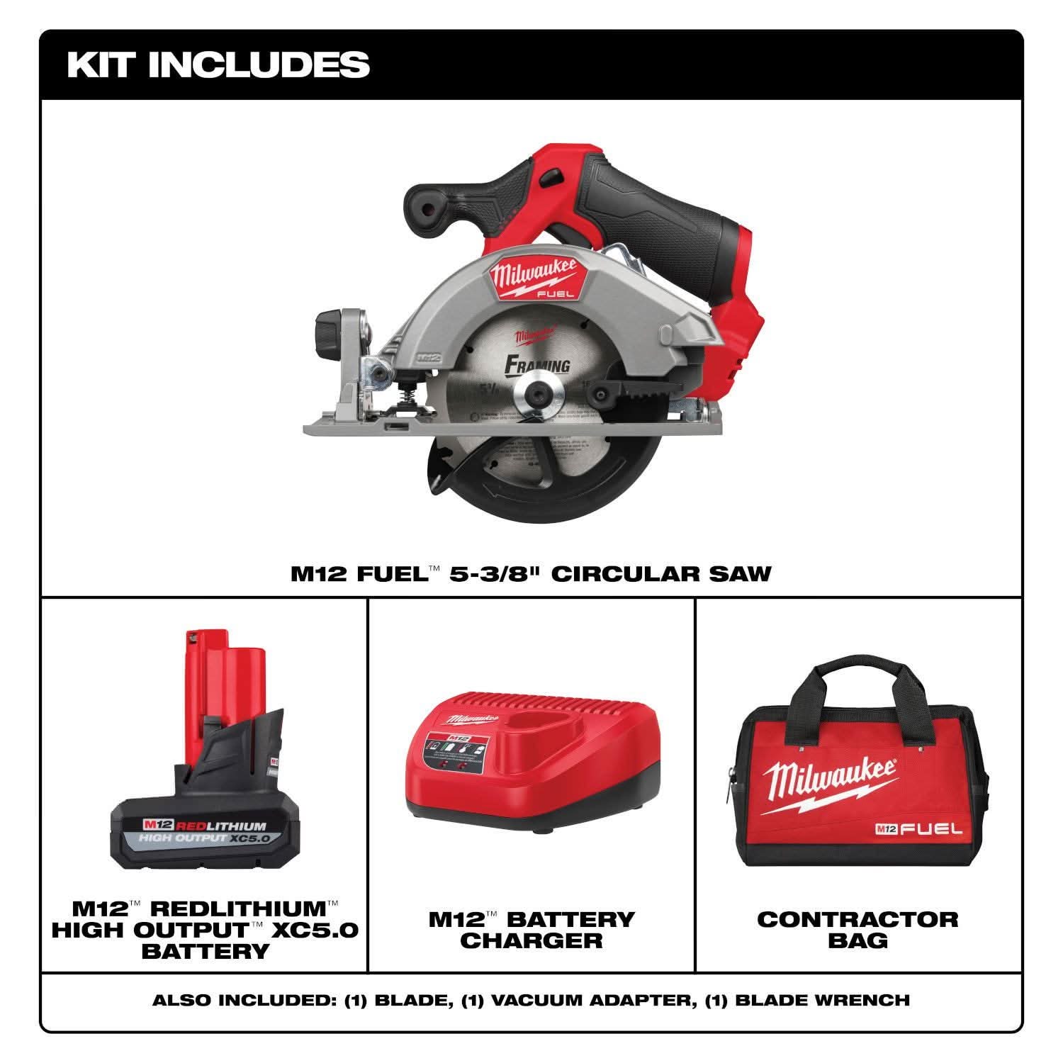 Milwaukee 2521-21HO M12 FUEL 5-3/8