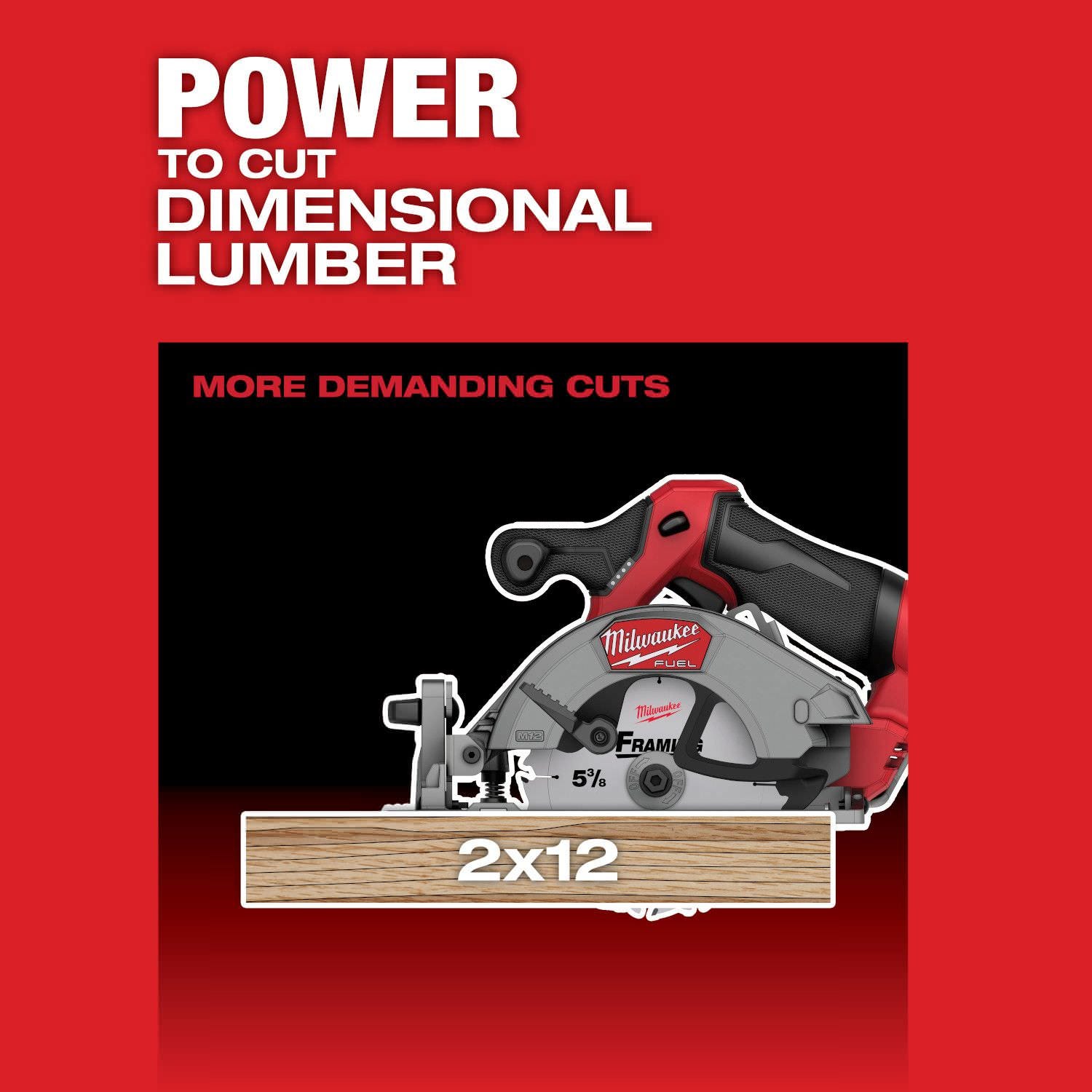 Milwaukee 2521-21HO M12 FUEL 5-3/8" Circular Saw Kit