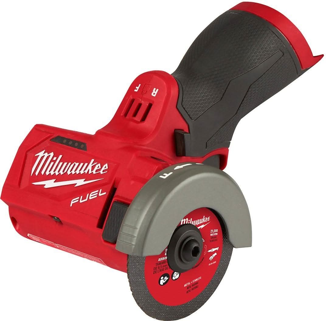 Milwaukee M12 FUEL 3 in. Compact Cut Off Tool with M12 REDLITHIUM HIGH OUTPUT CP 2.5Ah Battery Pack