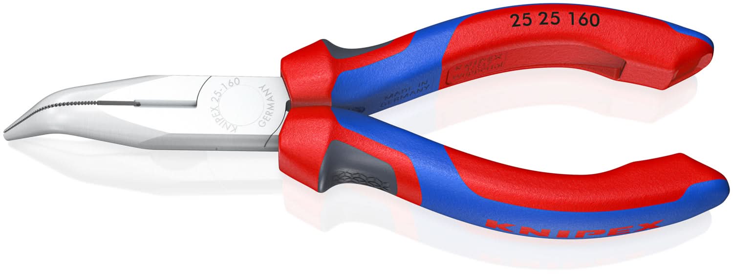 Long Nose 45° Angled Pliers with Cutter