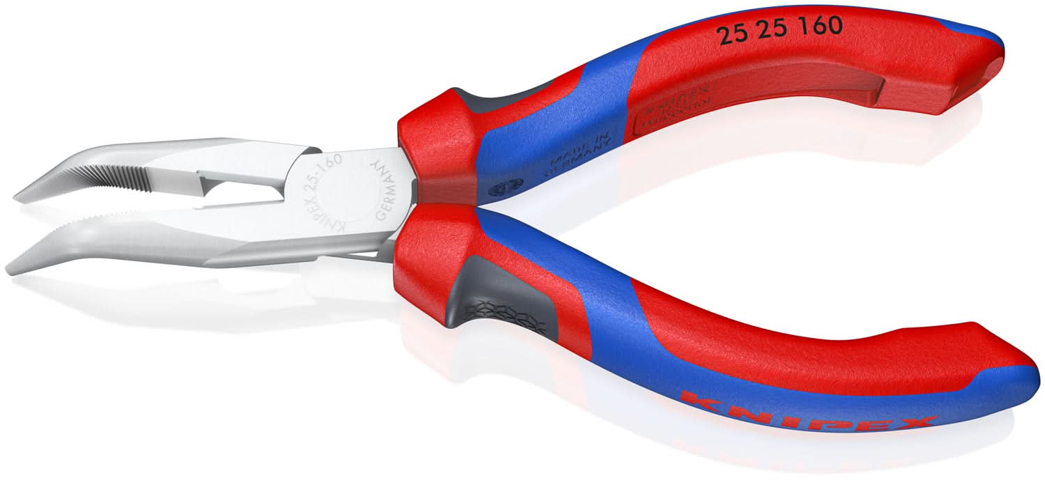 Long Nose 45° Angled Pliers with Cutter