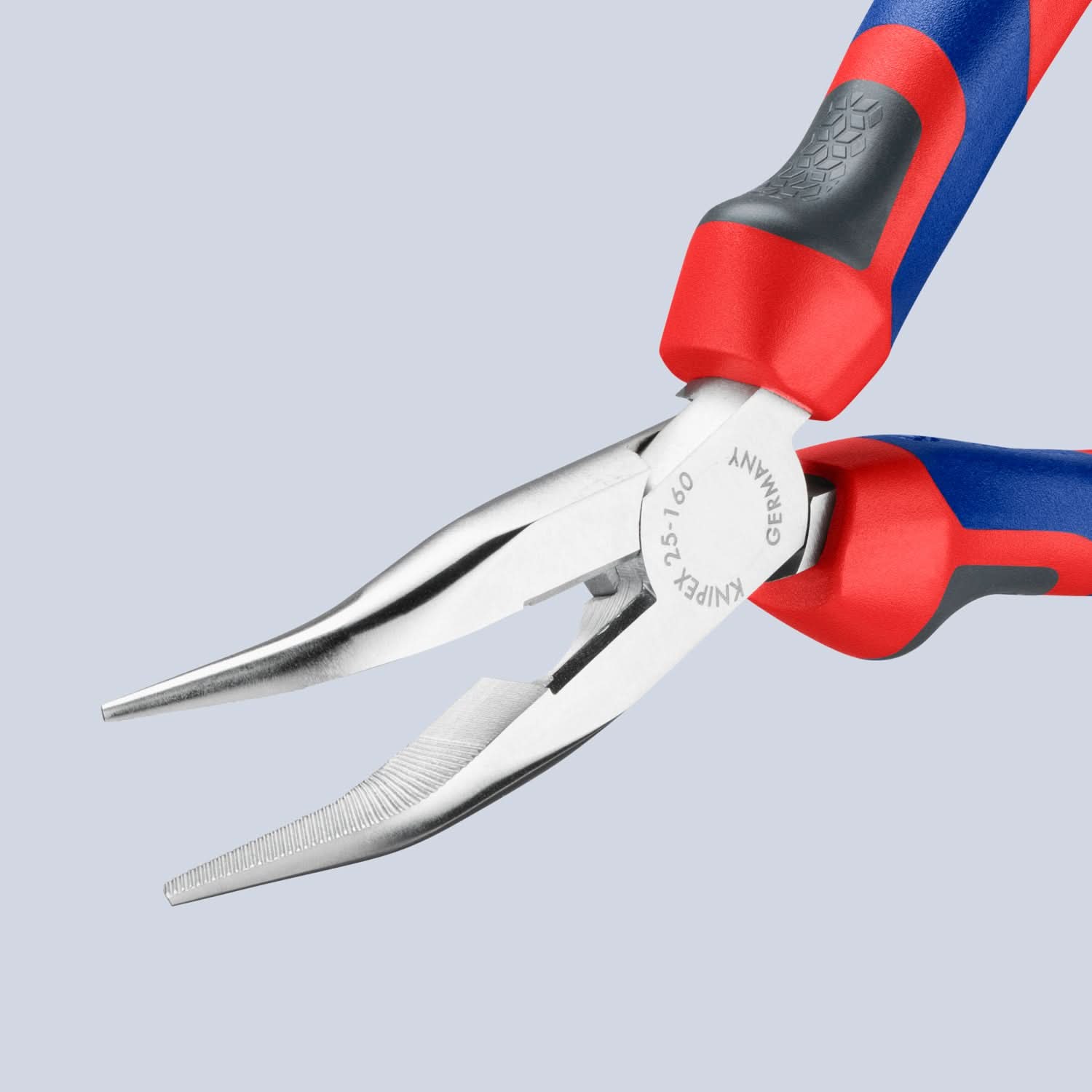Long Nose 45° Angled Pliers with Cutter