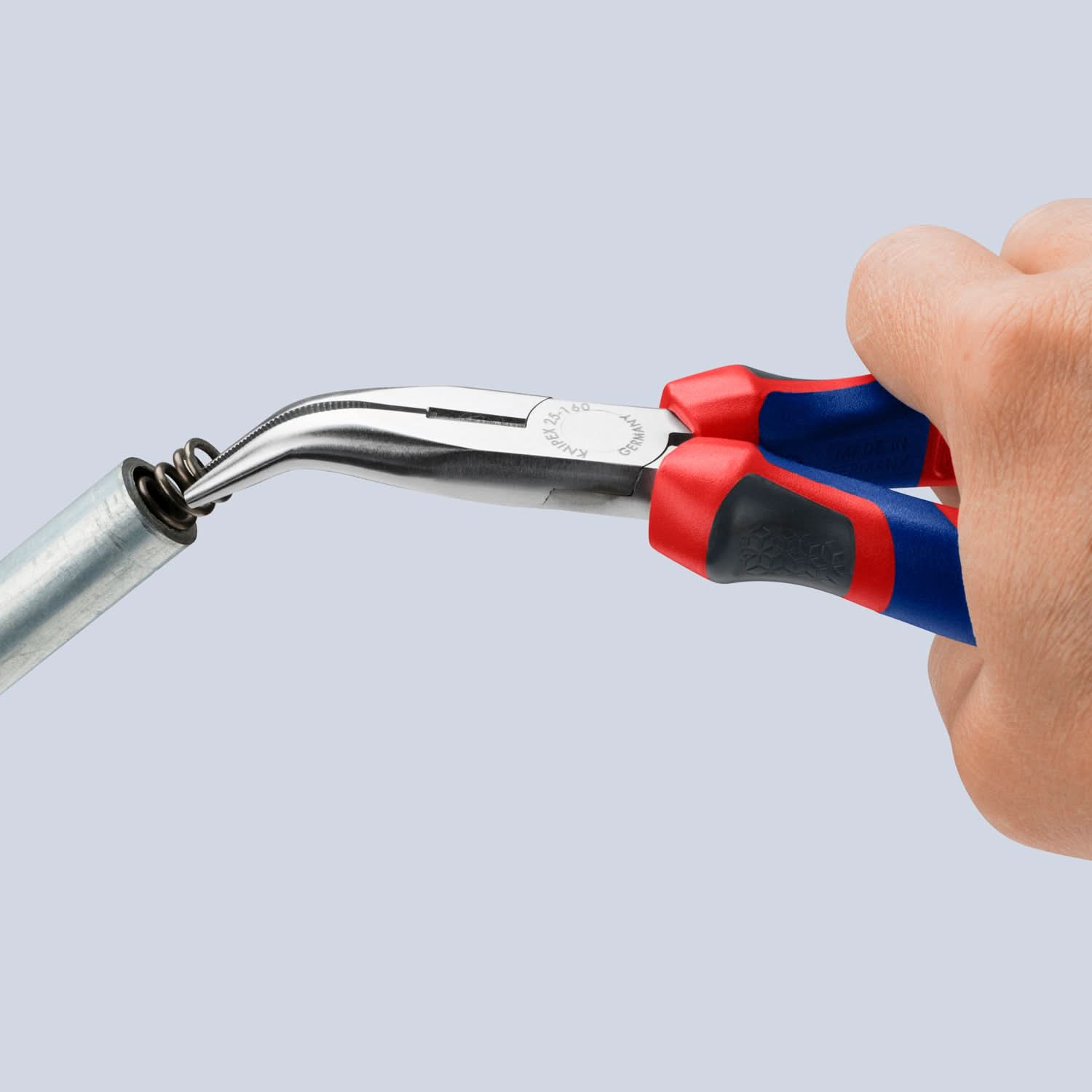 Long Nose 45° Angled Pliers with Cutter