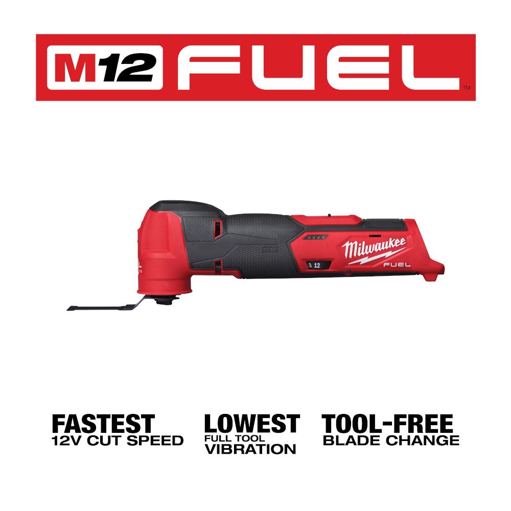 Milwaukee 2526-20 M12 FUEL Brushless Oscillating Multi-Tool, Tool Only