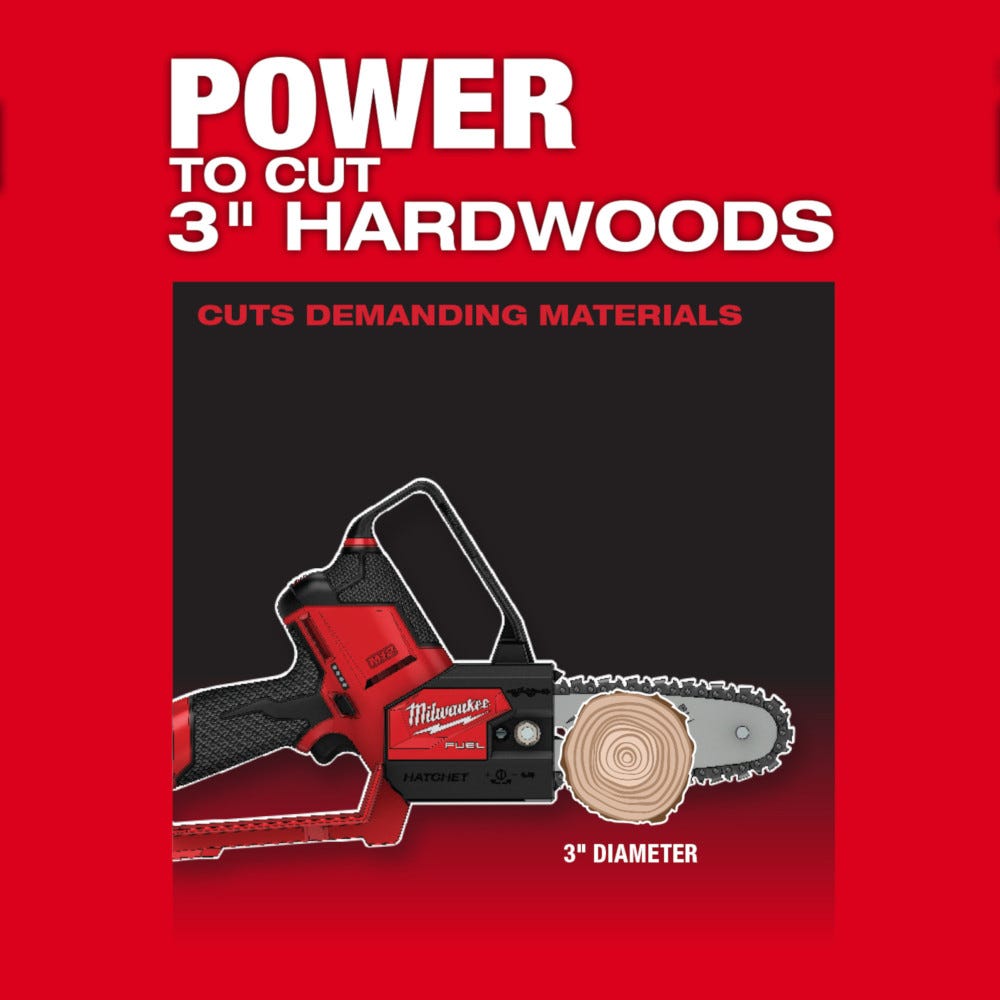 Milwaukee 2527-21 M12 FUEL HATCHET 6-Inch Pruning Saw 4.0Ah Kit