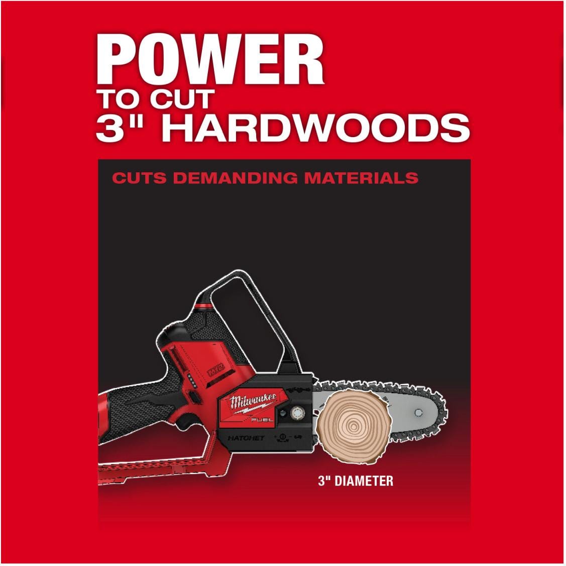 M12 FUEL HATCHET 6" Pruning Saw (Tool-Only) and 6" Saw Chain Kit