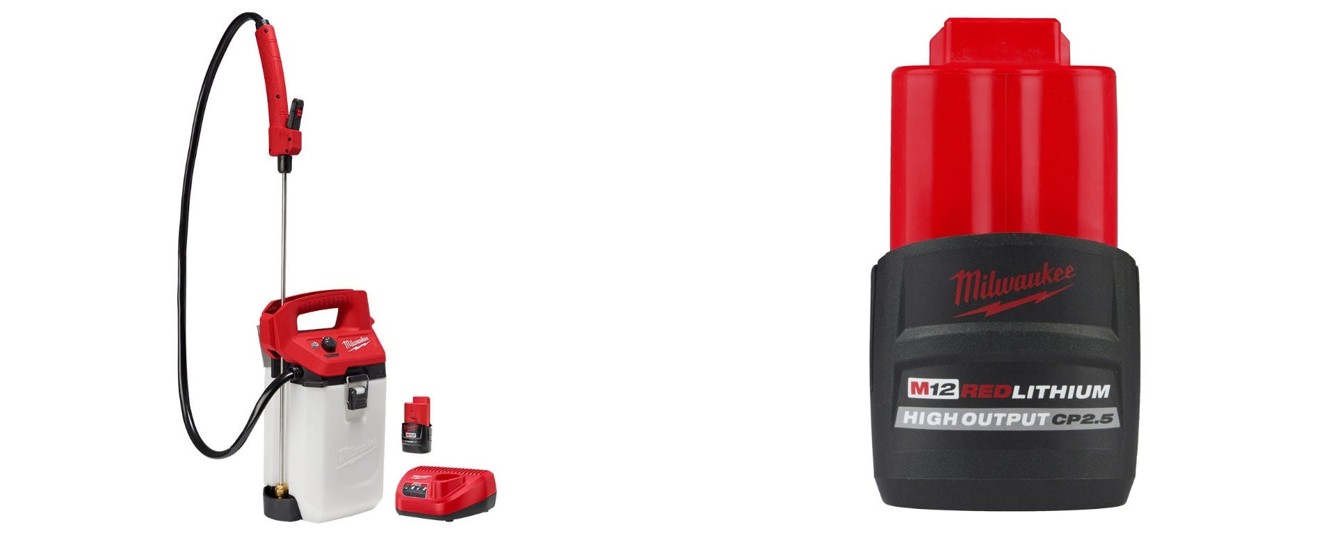 Milwaukee M12 2-Gallon Handheld Sprayer 2.0Ah / 2.5Ah Kit