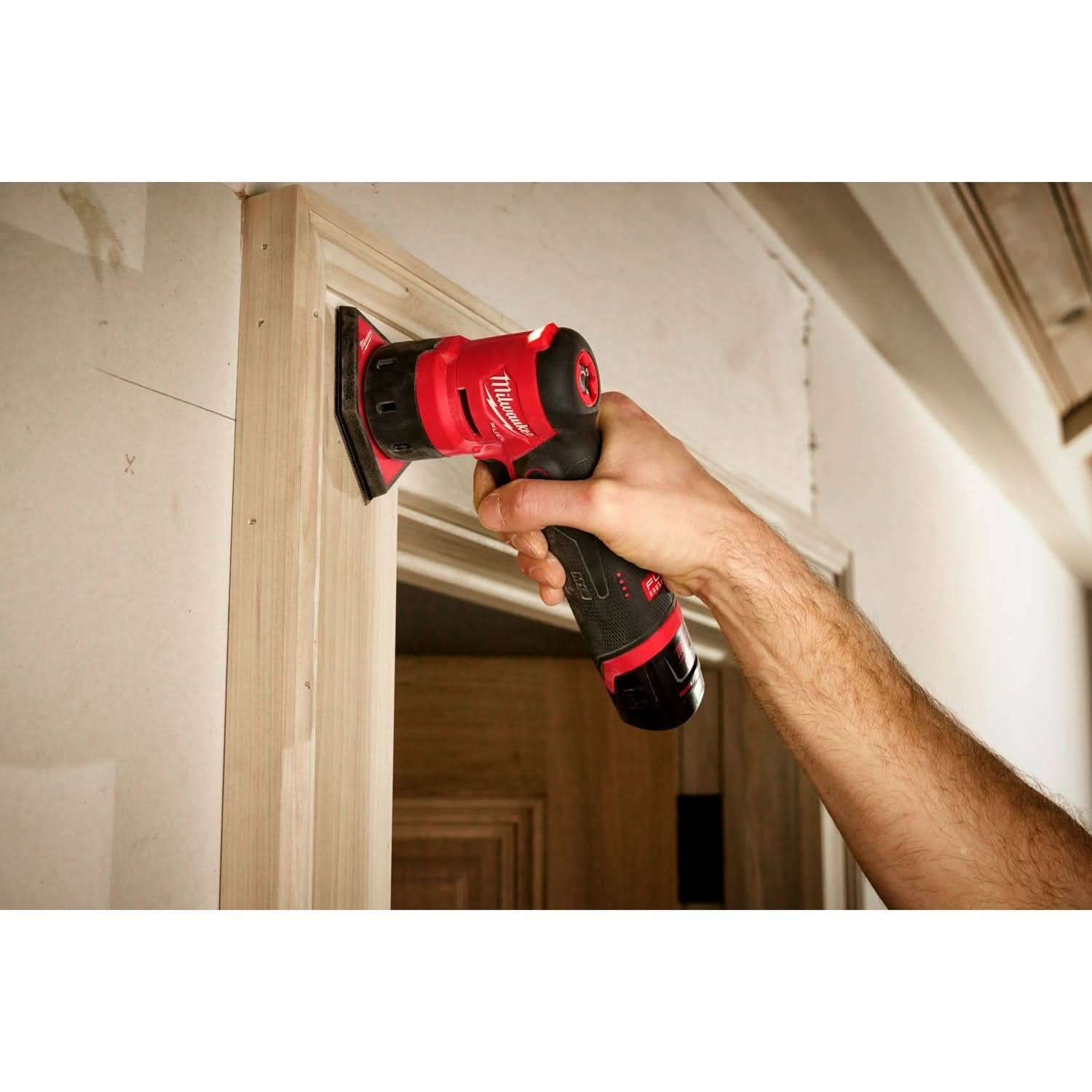 Milwaukee 2531-20 M12 FUEL Orbital Detail Sander, Tool Only – Tool Nut
