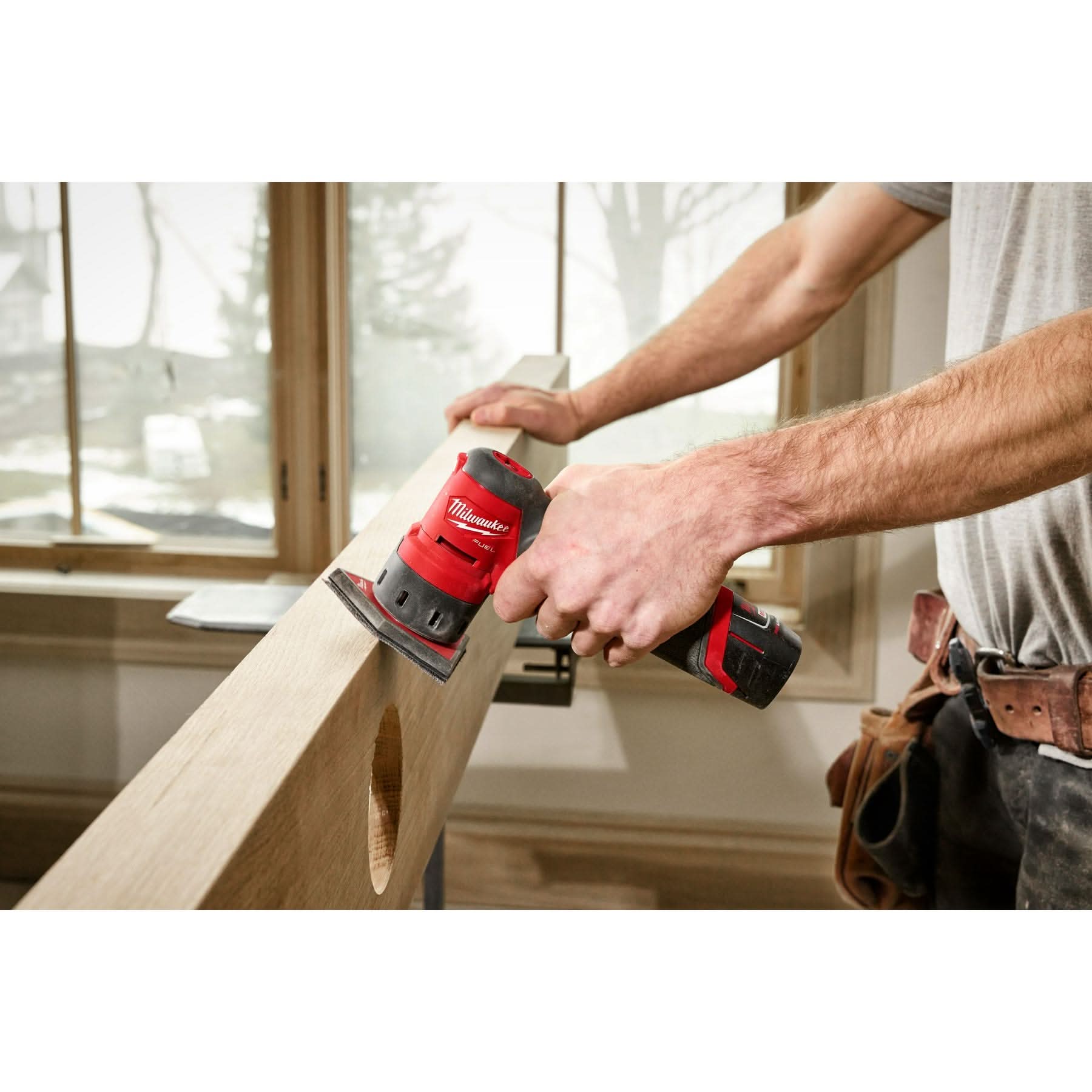 Milwaukee 2531-20 M12 FUEL Orbital Detail Sander, Tool Only – Tool Nut