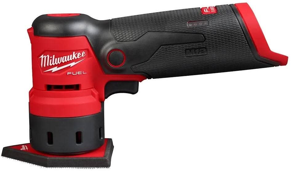 Milwaukee M12 FUEL Orbital Detail Sander with M12 REDLITHIUM HIGH OUTPUT CP 2.5Ah Battery Pack