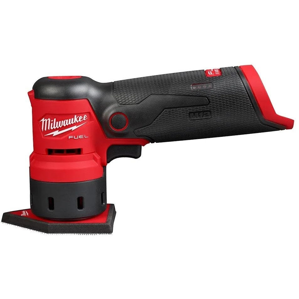 Milwaukee M12 FUEL Orbital Detail Sander with 36-Piece Sandpaper Assortment