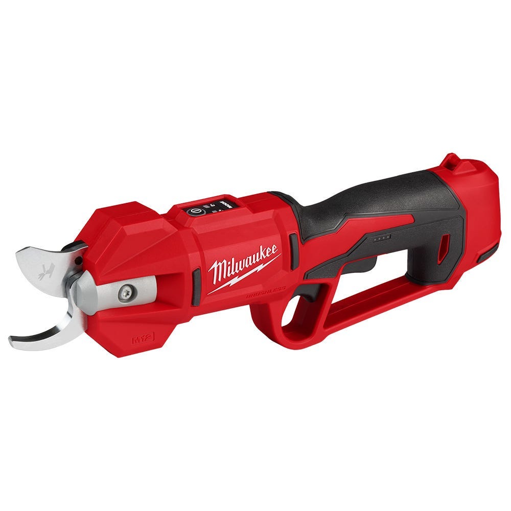 Milwaukee M12 Brushless Pruning Shears and 2.0Ah Compact Battery Kit