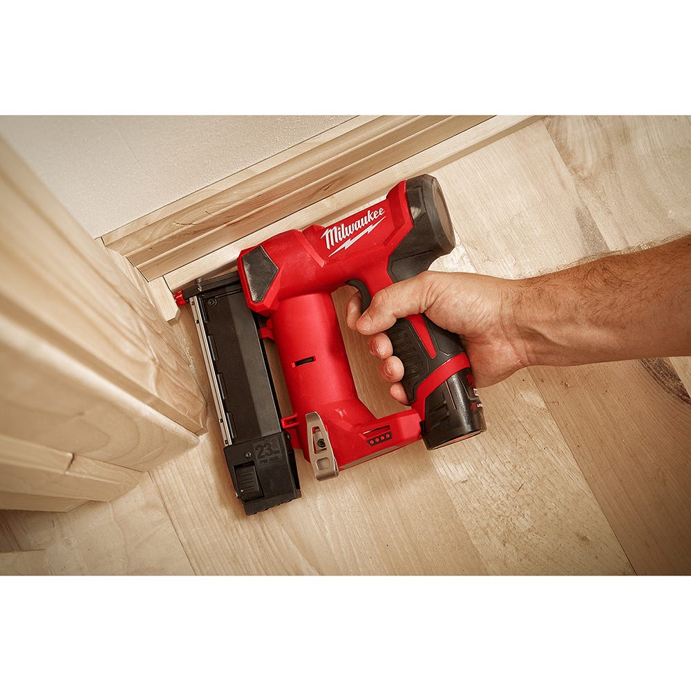 Milwaukee 2540-20 M12 Cordless 23-Gauge Pin Nailer, Tool Only