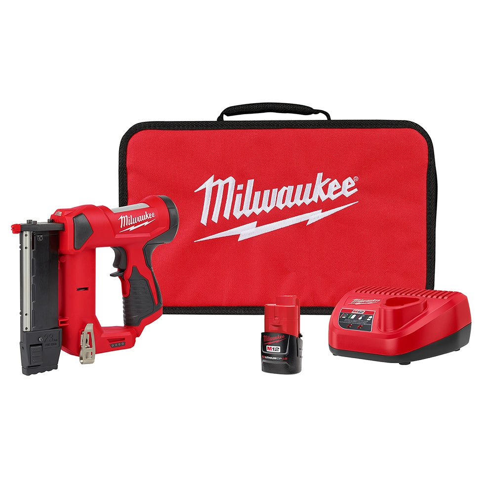 Milwaukee 2540-21 M12 Cordless 23-Gauge Pin Nailer 1.5Ah Kit