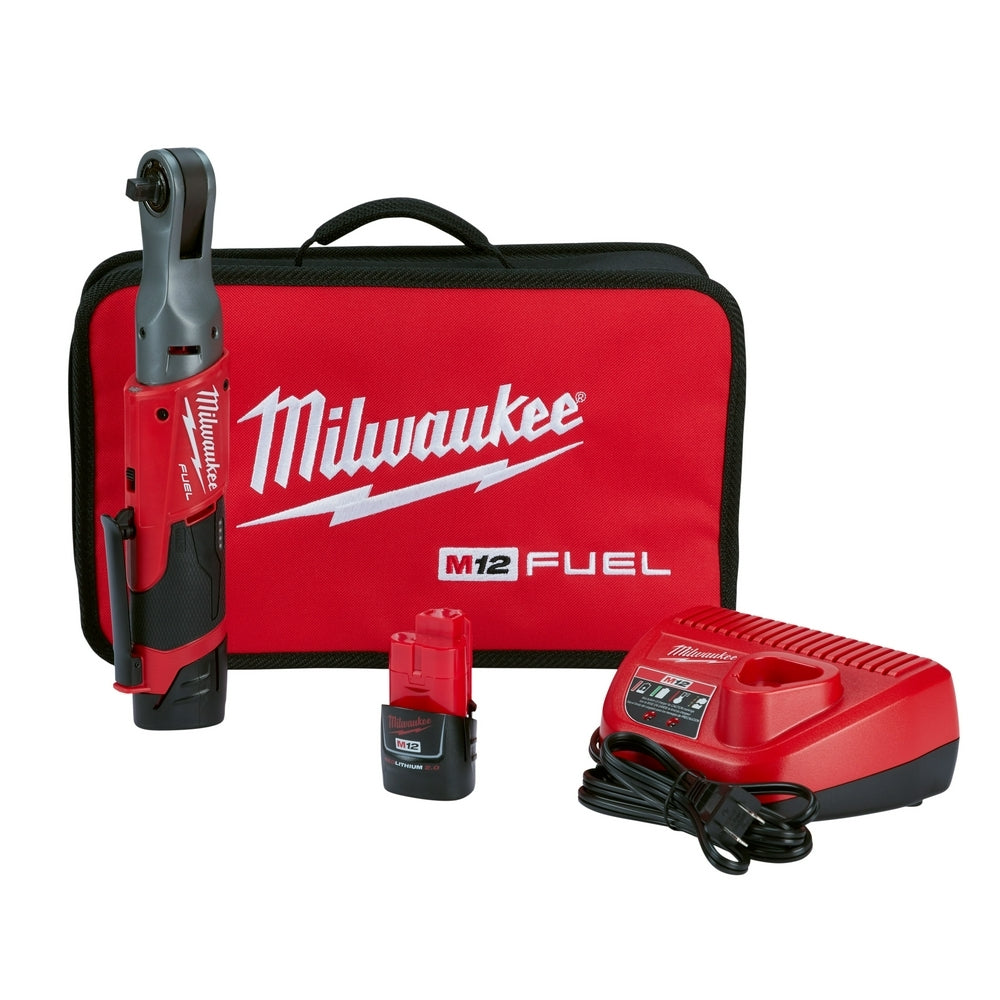 Milwaukee 2557-22 M12 Fuel 3/8" Ratchet Kit