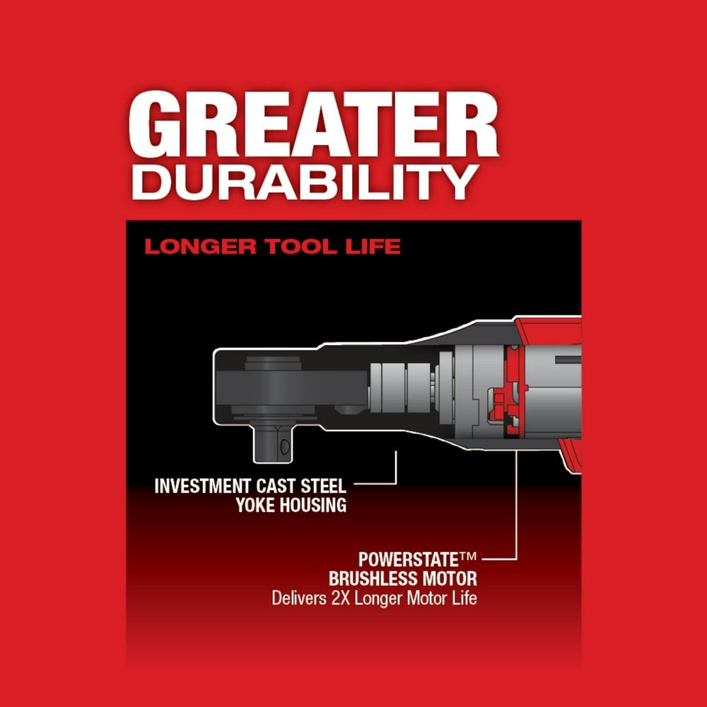 Milwaukee 2557-22 M12 Fuel 3/8" Ratchet Kit