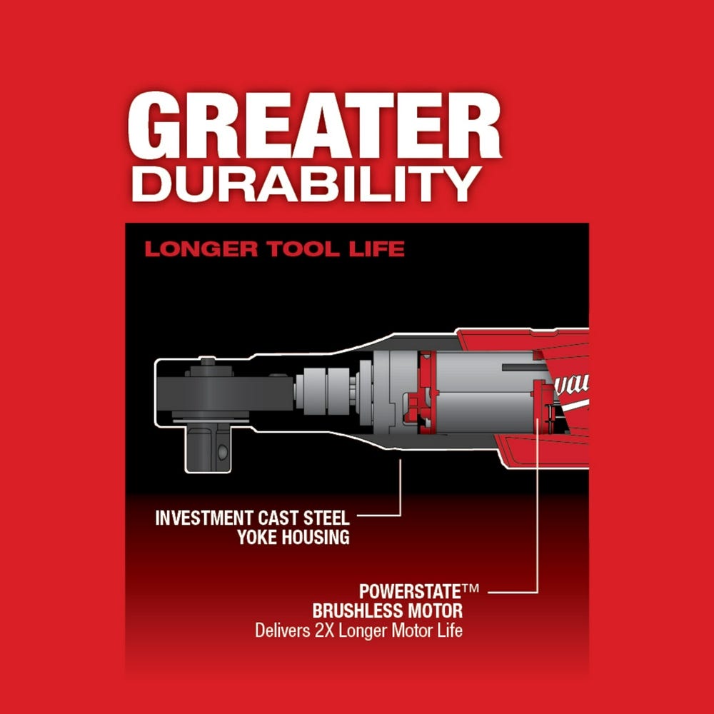 Milwaukee 2558-20 M12 Fuel 1/2" Ratchet, Tool Only